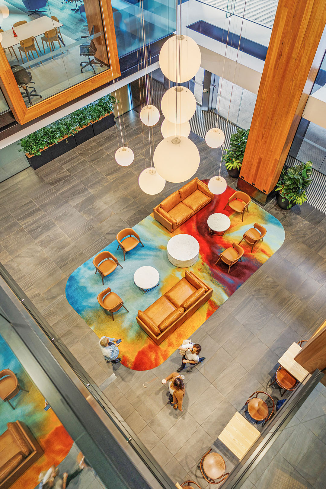 310 Ann Street Foyer View from Above