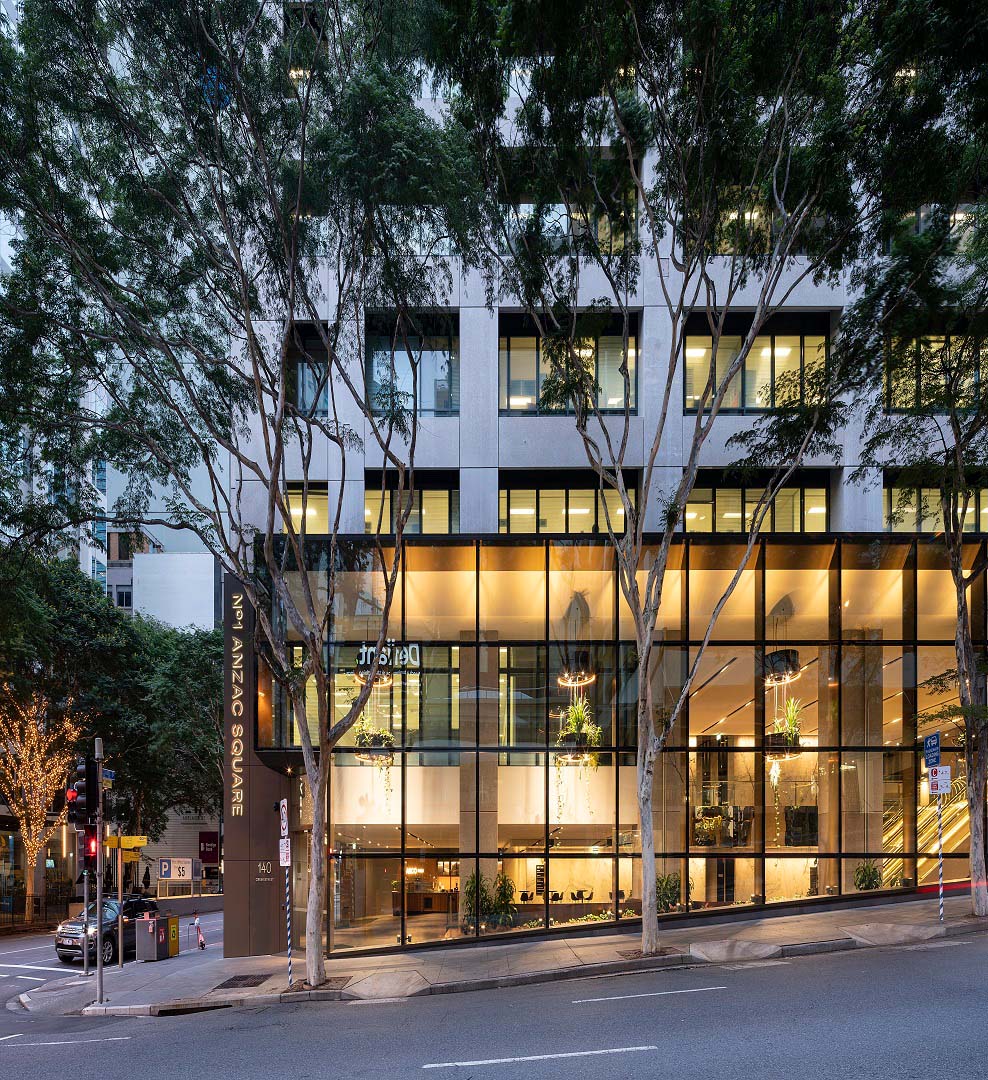 1 Anzac Square Exterior View of Creek Street Facades